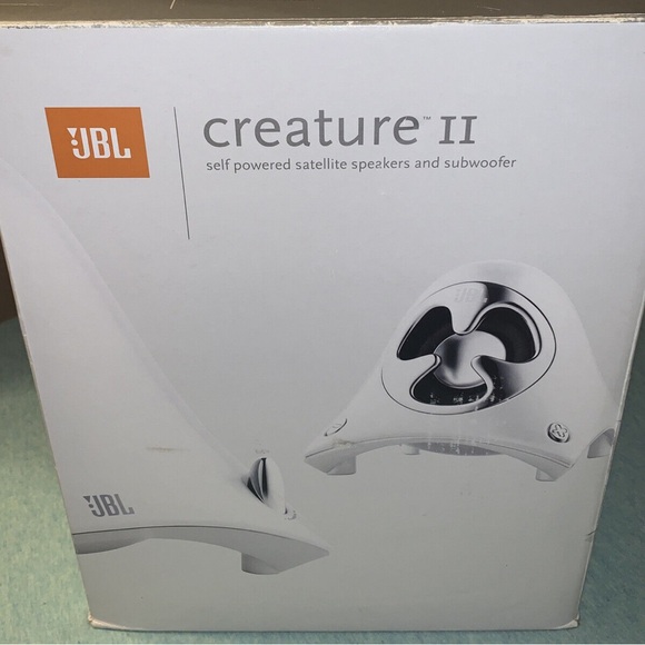 JBL Creature II Self Powered Satellite Speaker, Subwoofer, Power Supply +
Box - Picture 3 of 3